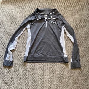 Pink quarter zip pullover